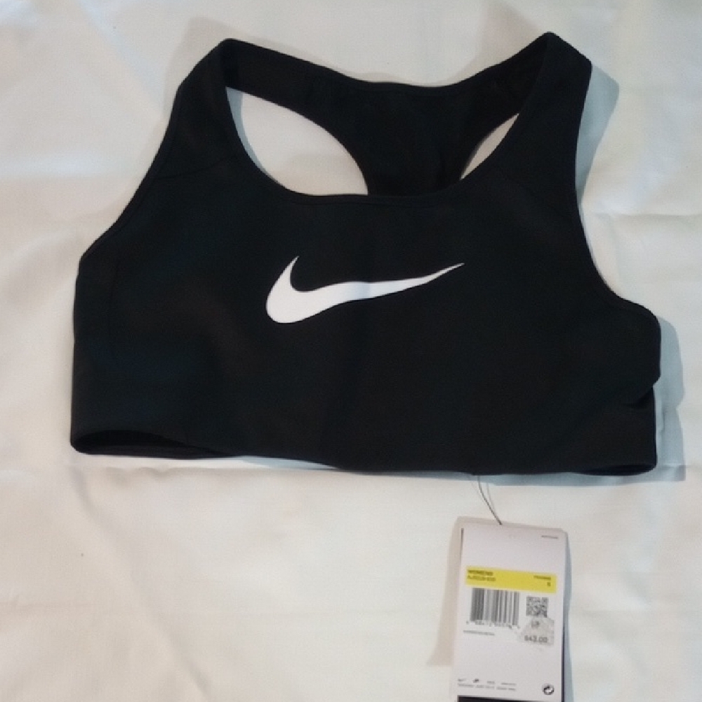 Nike Women's Black and White Sports Bra